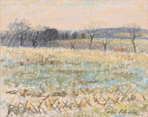 Early SpringPastel on paper, 16 x 18 inches.